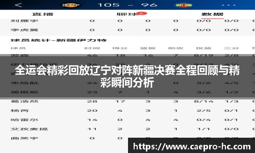 全运会精彩回放辽宁对阵新疆决赛全程回顾与精彩瞬间分析